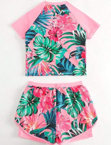 Costum de baie Shein Kids, mix culori