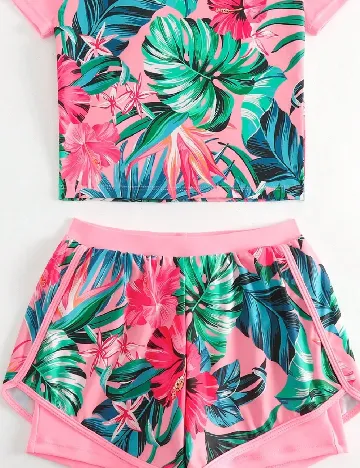 Costum de baie Shein Kids, mix culori