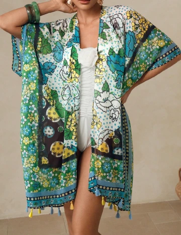 Kimono SHEIN, floral print
