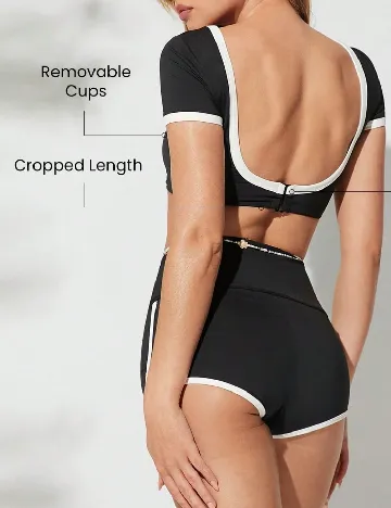 Top de baie GLOWMODE, negru