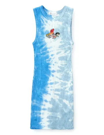 Rochie scurta Bershka, albastru