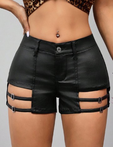 Pantaloni scurti SHEIN, negru