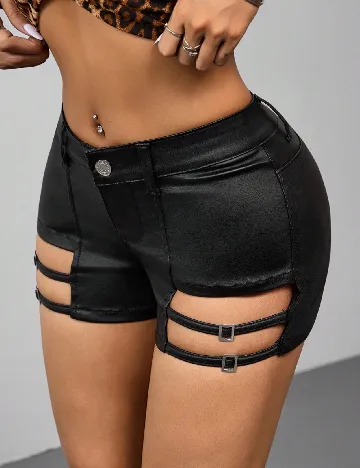 Pantaloni scurti SHEIN, negru