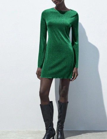 Rochie scurta SHEIN, verde