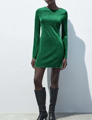 Rochie scurta SHEIN, verde