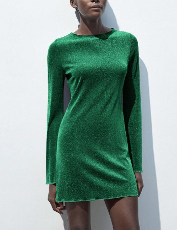Rochie scurta SHEIN, verde