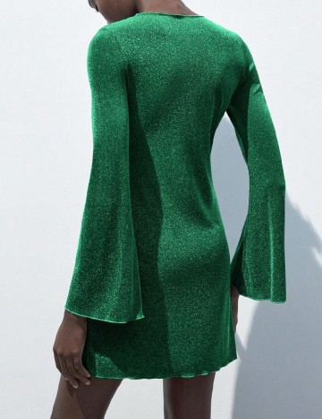 Rochie scurta SHEIN, verde
