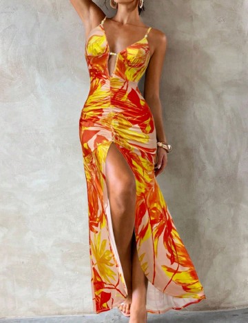 Rochie lunga SHEIN, mix culori