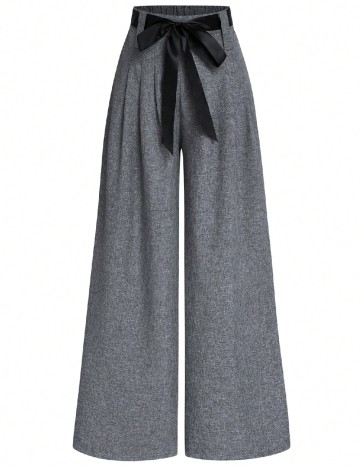 Pantaloni SHEIN CURVE, gri