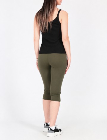 Colanti trei sferturi Bershka, verde