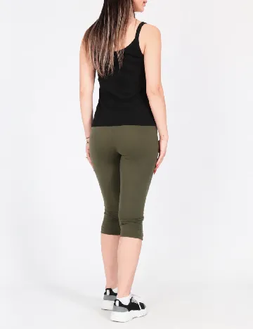 Colanti trei sferturi Bershka, verde