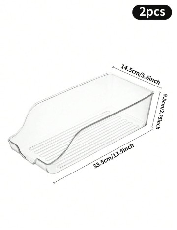 Set organizatoare 2 bucati SHEIN, transparent