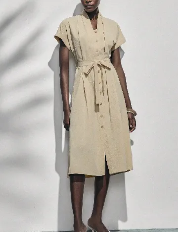 Rochie medie SHEIN, bej