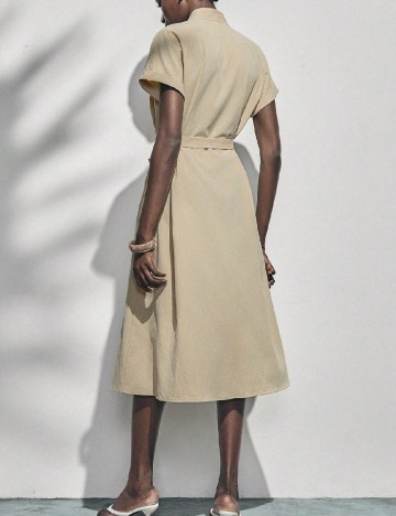 Rochie medie SHEIN, bej