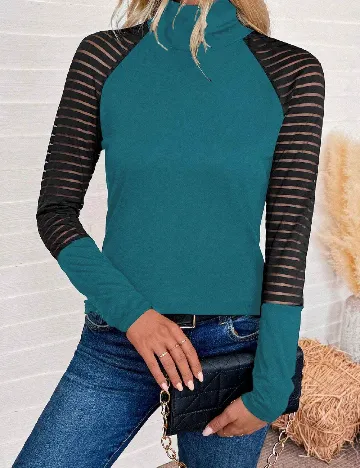 Bluza SHEIN, turcoaz