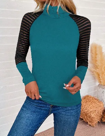 Bluza SHEIN, turcoaz