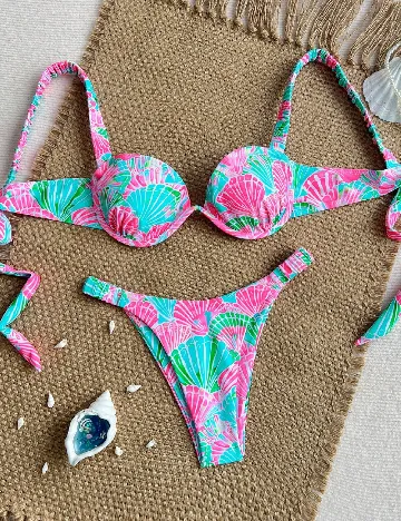 Costum de baie SHEIN, mix culori