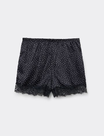 Pantaloni de pijama Tezenis, negru/alb