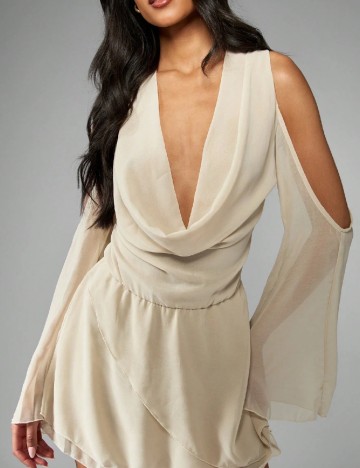 Rochie scurta SHEIN, bej