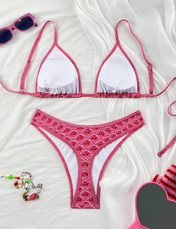 Costum de baie SHEIN, roz