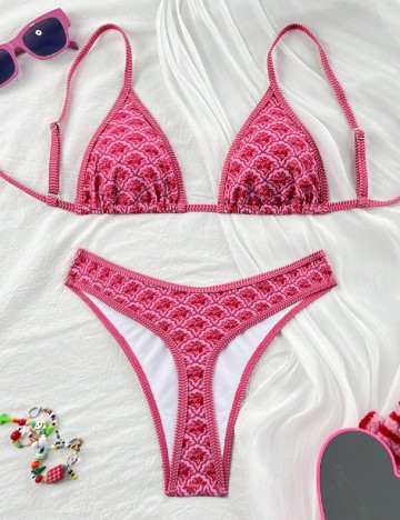 Costum de baie SHEIN, roz