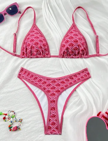 Costum de baie SHEIN, roz