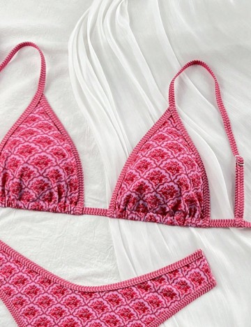 Costum de baie SHEIN, roz