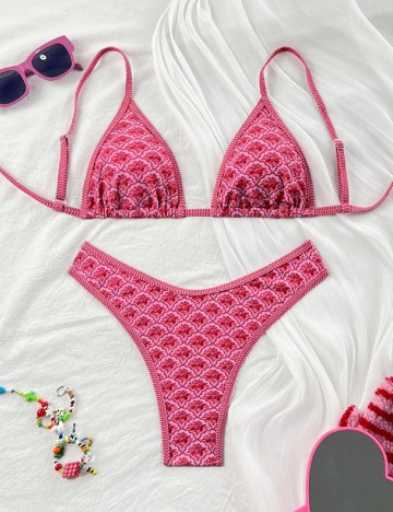 Costum de baie SHEIN, roz