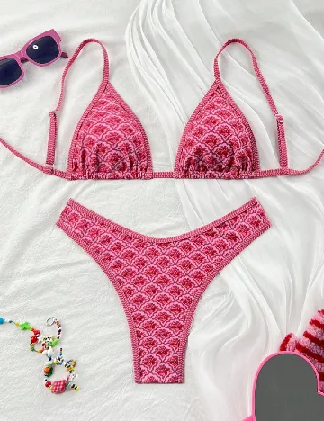 Costum de baie SHEIN, roz
