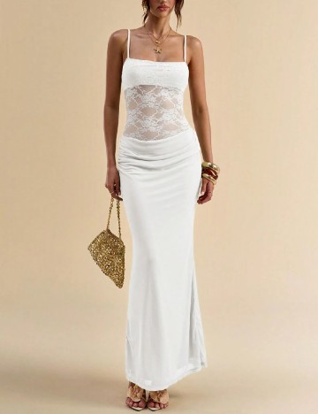Rochie lunga SHEIN, alb