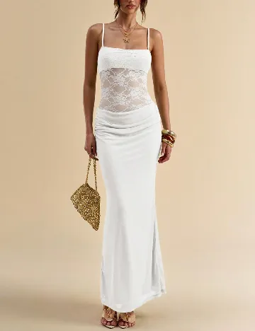 Rochie lunga SHEIN, alb