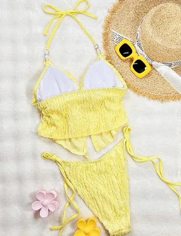 Costum de baie SHEIN, galben
