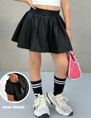 Fusta Shein Kids, negru