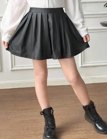 Fusta Shein Kids, negru
