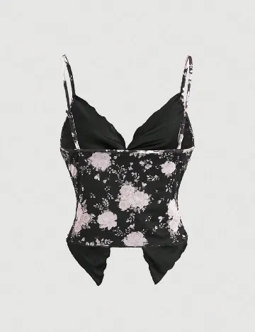 Top SHEIN, negru