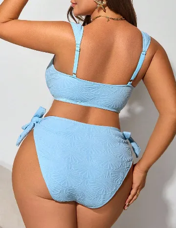 Costum de baie SHEIN CURVE, albastru