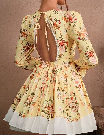 Rochie scurta Savoree, galben