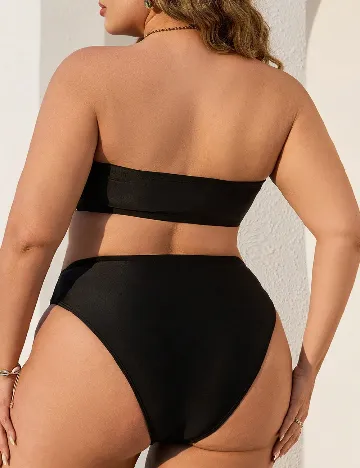 Costum de baie SHEIN CURVE, negru