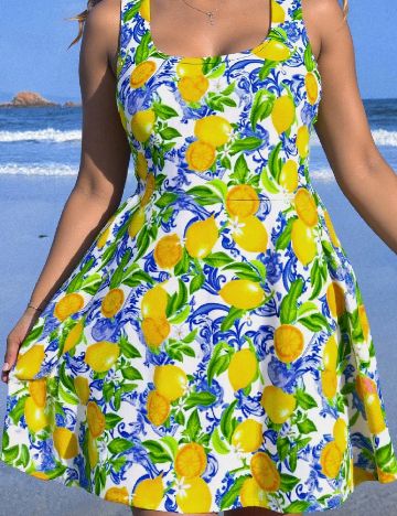 Salopeta SHEIN CURVE, mix culori