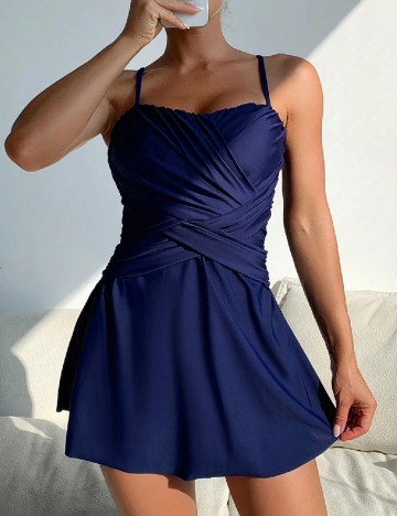 Costum de baie SHEIN, bleumarin