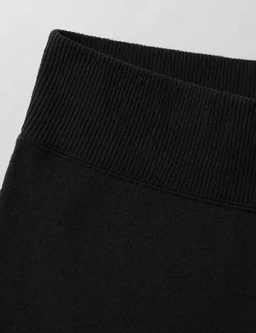 Colanti trei sferturi Bershka, negru