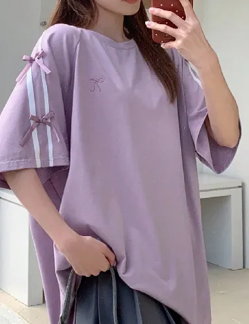 Tricou Oversize Dazy, mov