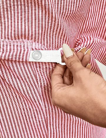 Compleu SHEIN Maternity, alb/roz