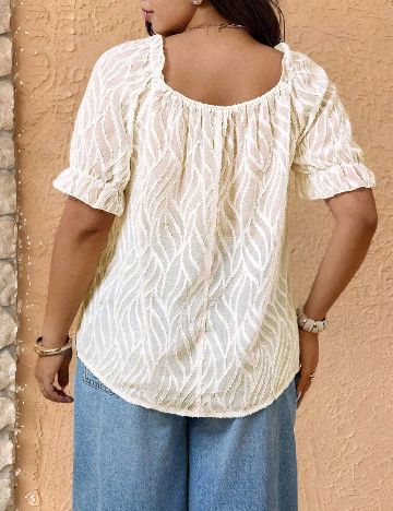Bluza SHEIN CURVE, crem