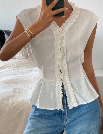 Bluza Dazy, ecru