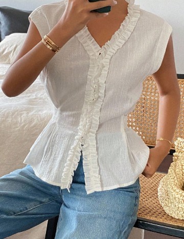 Bluza Dazy, ecru