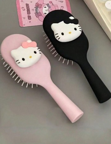 Set perii 2 bucati Shein Kids, roz/negru