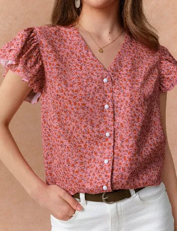 Camasa SHEIN, floral print