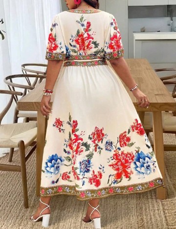 Rochie lunga SHEIN CURVE, mix culori