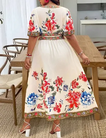 Rochie lunga SHEIN CURVE, mix culori
